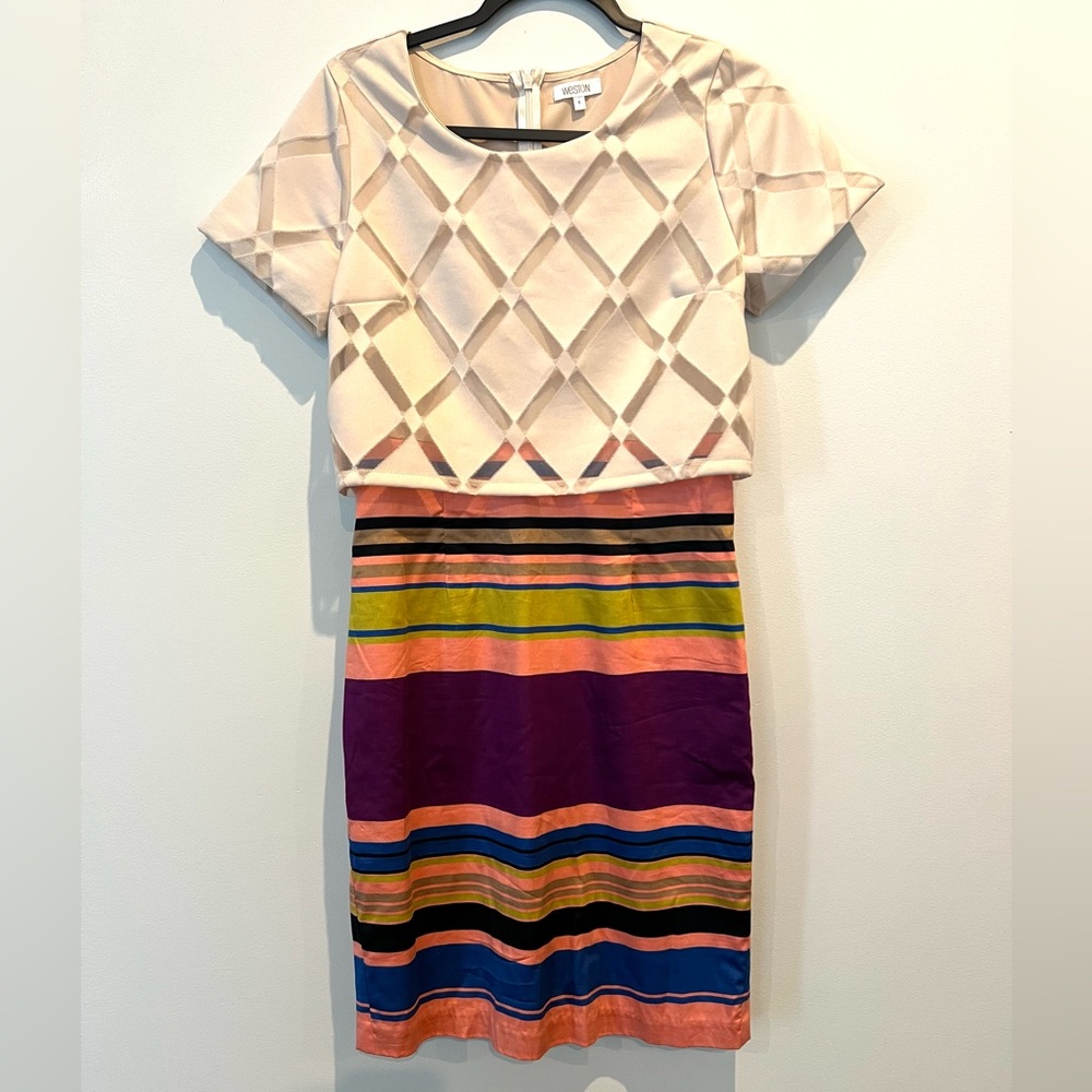 Anthropologie Striped Multicolor Dress